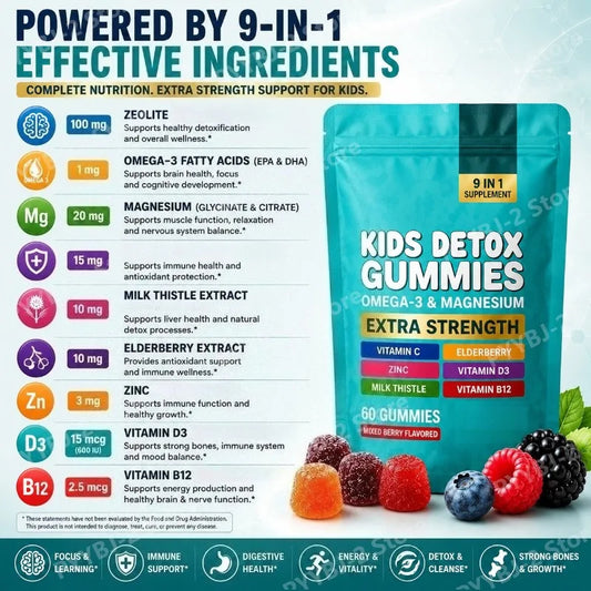 Zeolite Multivitamin Gummies – Detox & Immune Support 60 Ct
