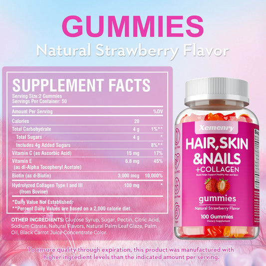 Biotin Hair Skin And Nail Gummies – Vitamin Supplement