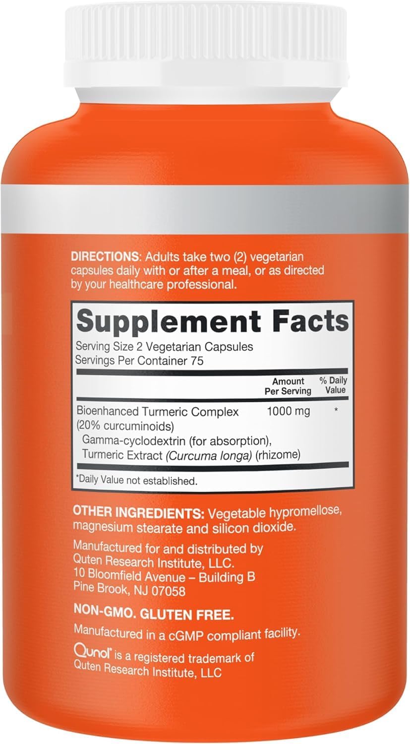 Turmeric Curcumin 1000 mg Supplement – High Absorption