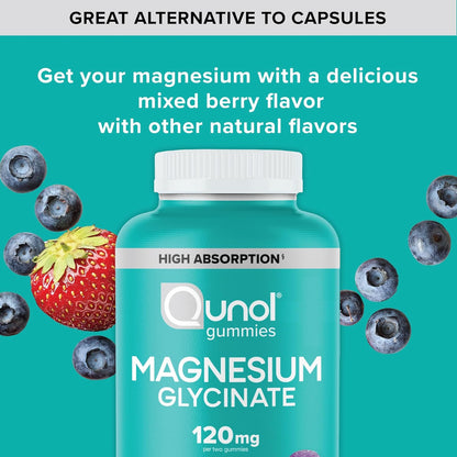 Magnesium Glycinate Gummies – High Absorption, 90 Count