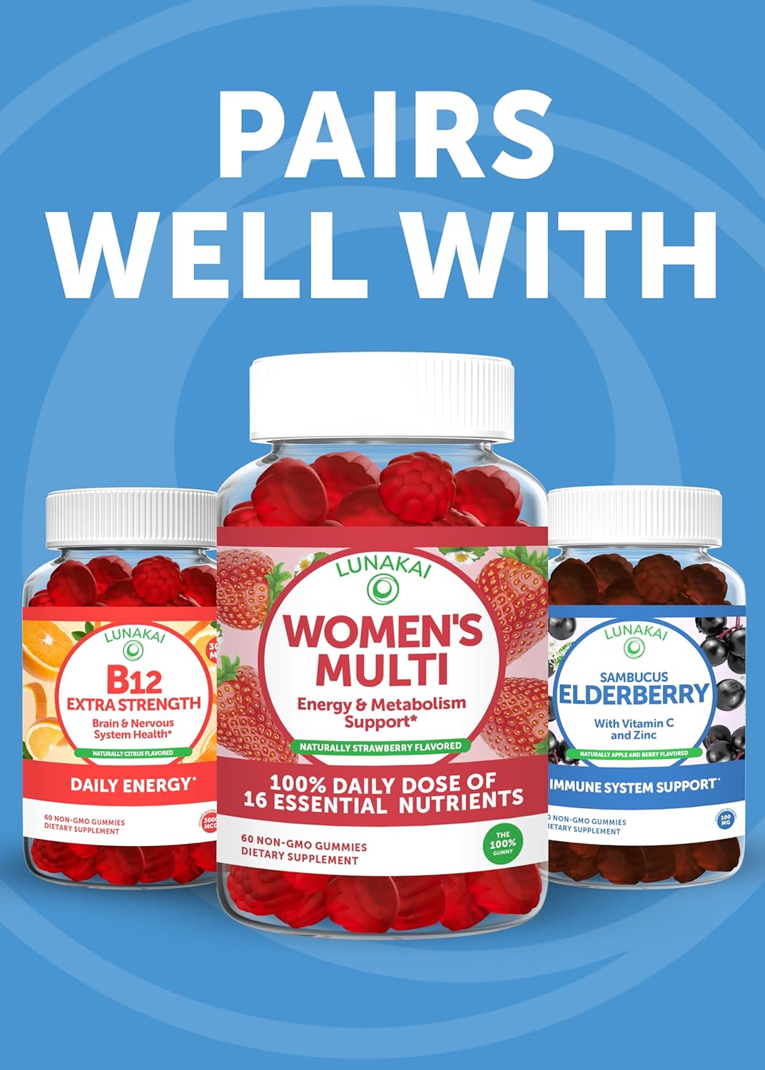 Magnesium Glycinate Gummies with L-Theanine – Calm & Sleep