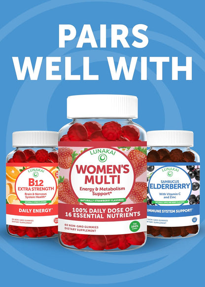 Magnesium Glycinate Gummies with L-Theanine – Calm & Sleep