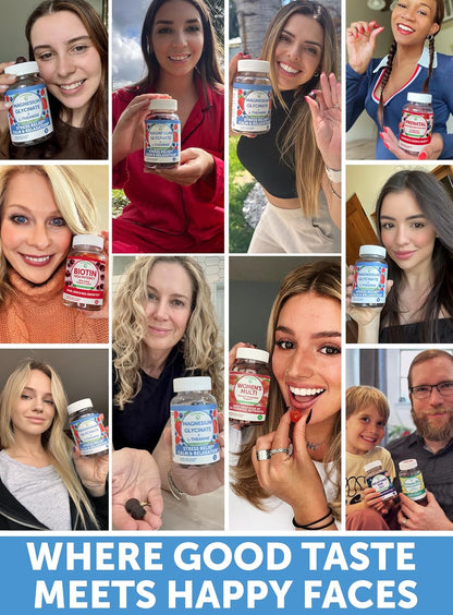 Magnesium Glycinate Gummies with L-Theanine – Calm & Sleep