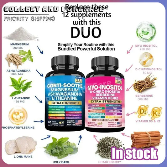 Myo-Inositol Arginine Capsules with Magnesium Multivitamin