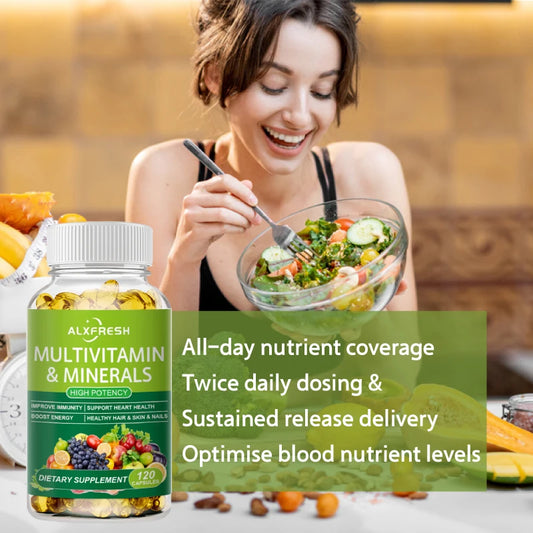 Comprehensive Multivitamin Capsules for Daily Immune Support
