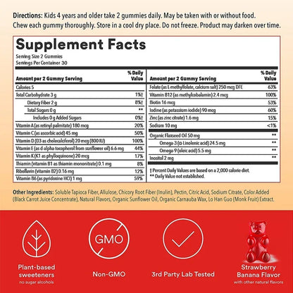 Kids Multivitamin Gummies – Sugar-Free Daily Support