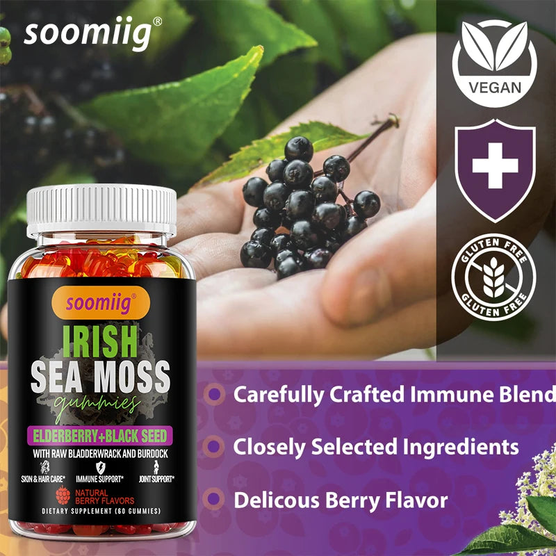 Sea Moss Gummies Supplement – Immune & Thyroid Support