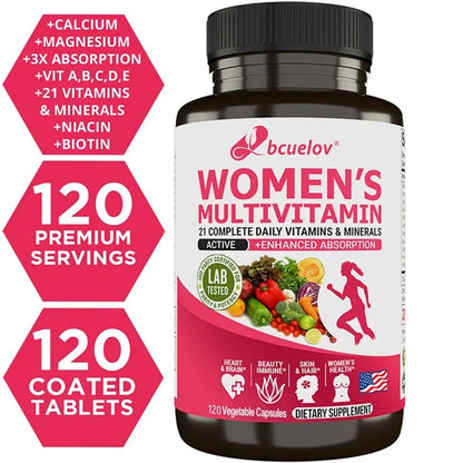 Women’s Multivitamin Capsules – Daily Essential Nutrient Support