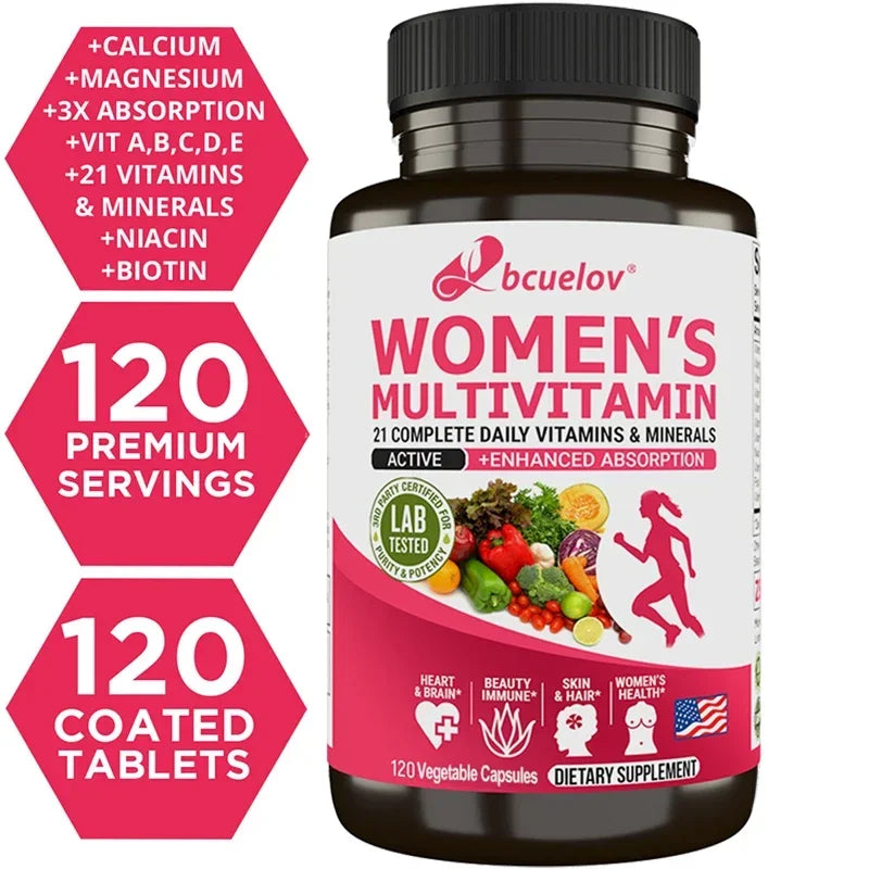 Women’s Multivitamin Capsules – Daily Essential Nutrient Support