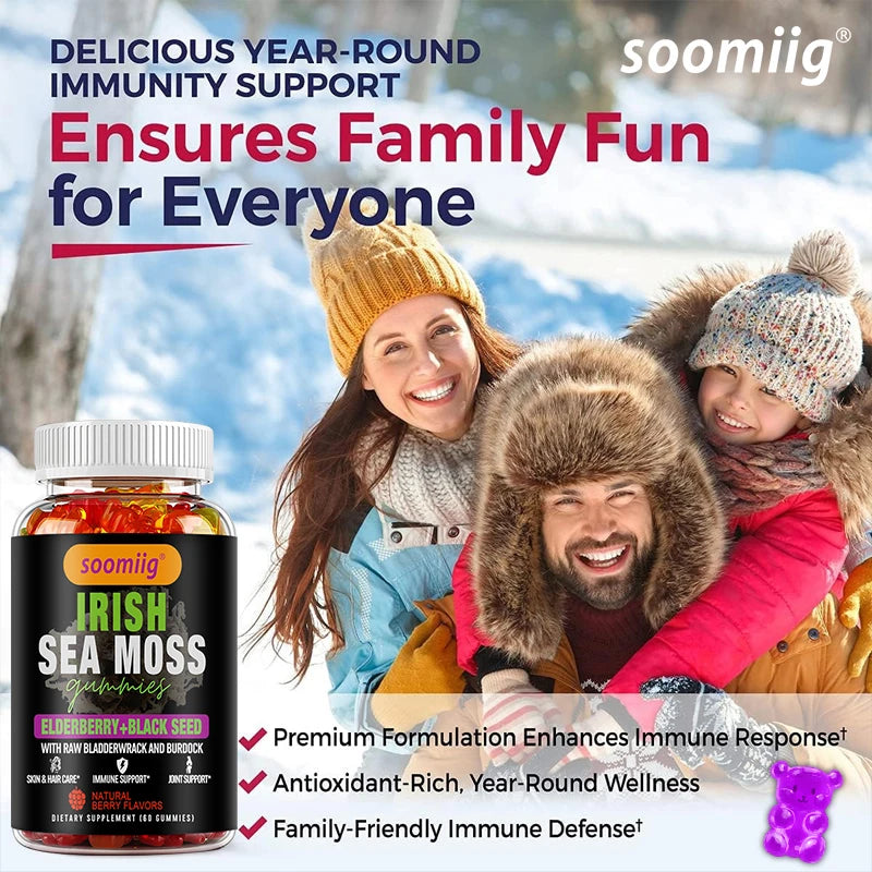 Sea Moss Gummies Supplement – Immune & Thyroid Support