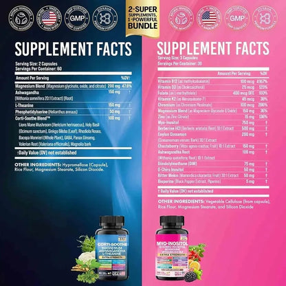 Myo-Inositol Arginine Capsules with Magnesium Multivitamin