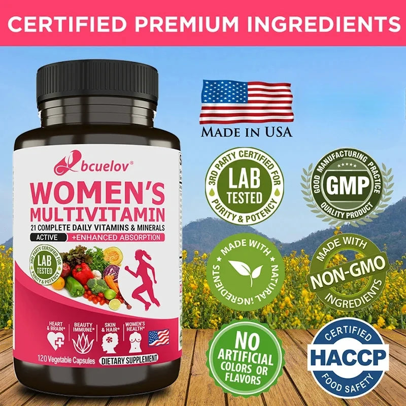 Women’s Multivitamin Capsules – Daily Essential Nutrient Support