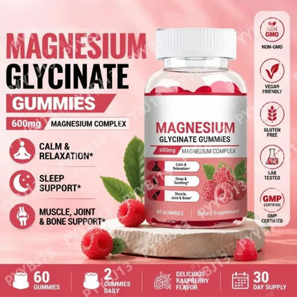 Magnesium Glycinate Gummies – Sleep, Calm & Muscle Support