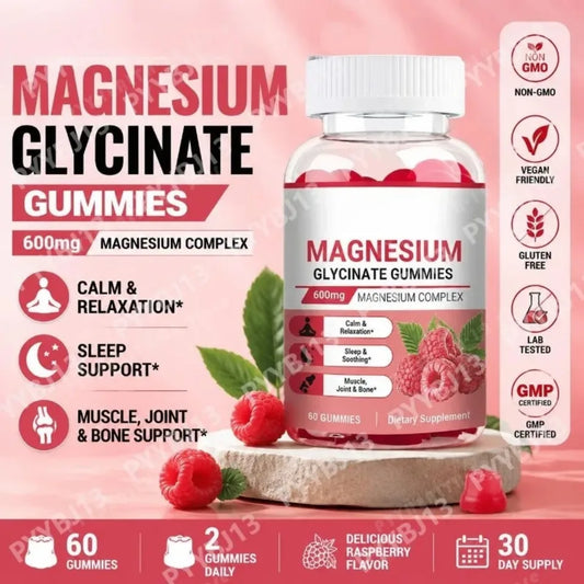 Magnesium Glycinate Gummies – Sleep, Calm & Muscle Support
