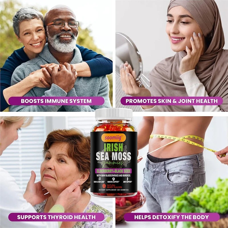 Sea Moss Gummies Supplement – Immune & Thyroid Support