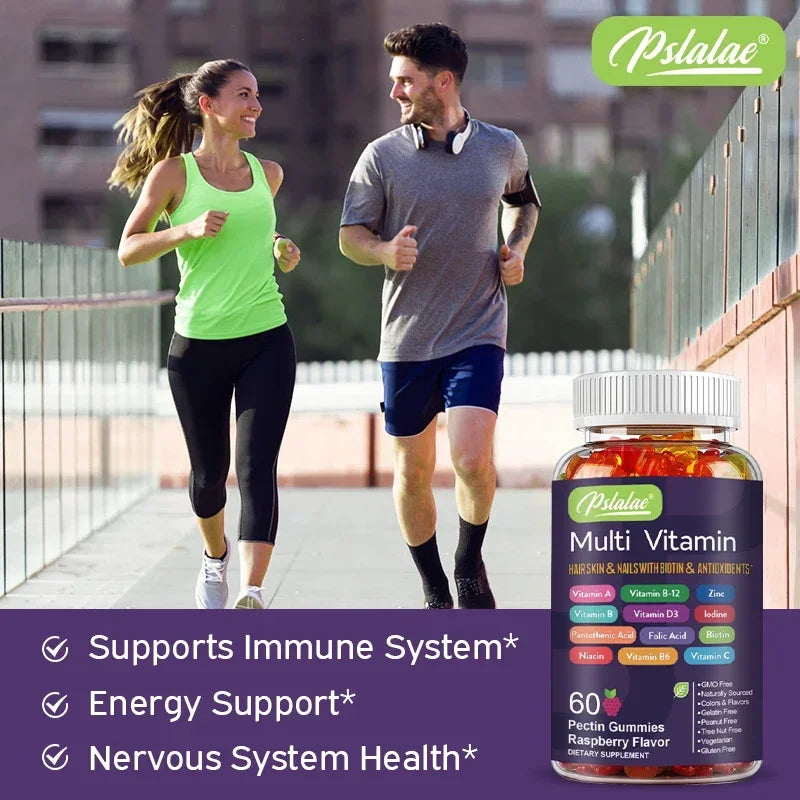 Multivitamin Gummies for Energy, Immune and Skin Support