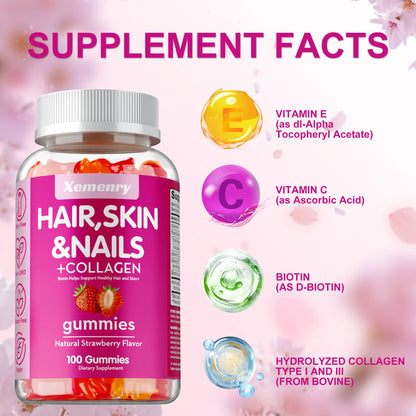 Biotin Hair Skin And Nail Gummies – Vitamin Supplement