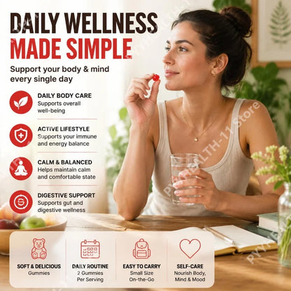 Magnesium Glycinate Vegan Gummies for Calm & Sleep
