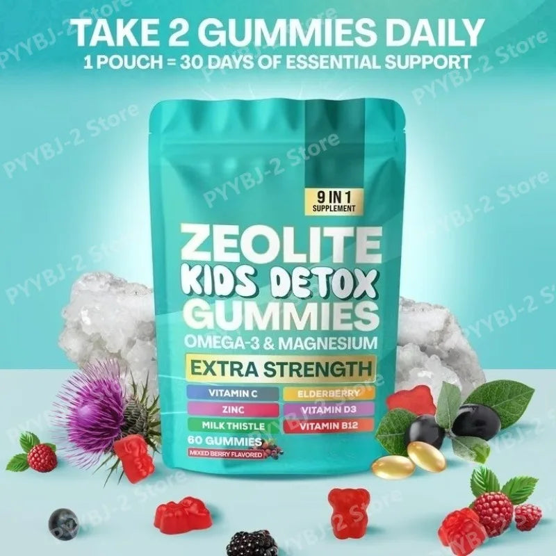Zeolite Multivitamin Gummies – Detox & Immune Support 60 Ct