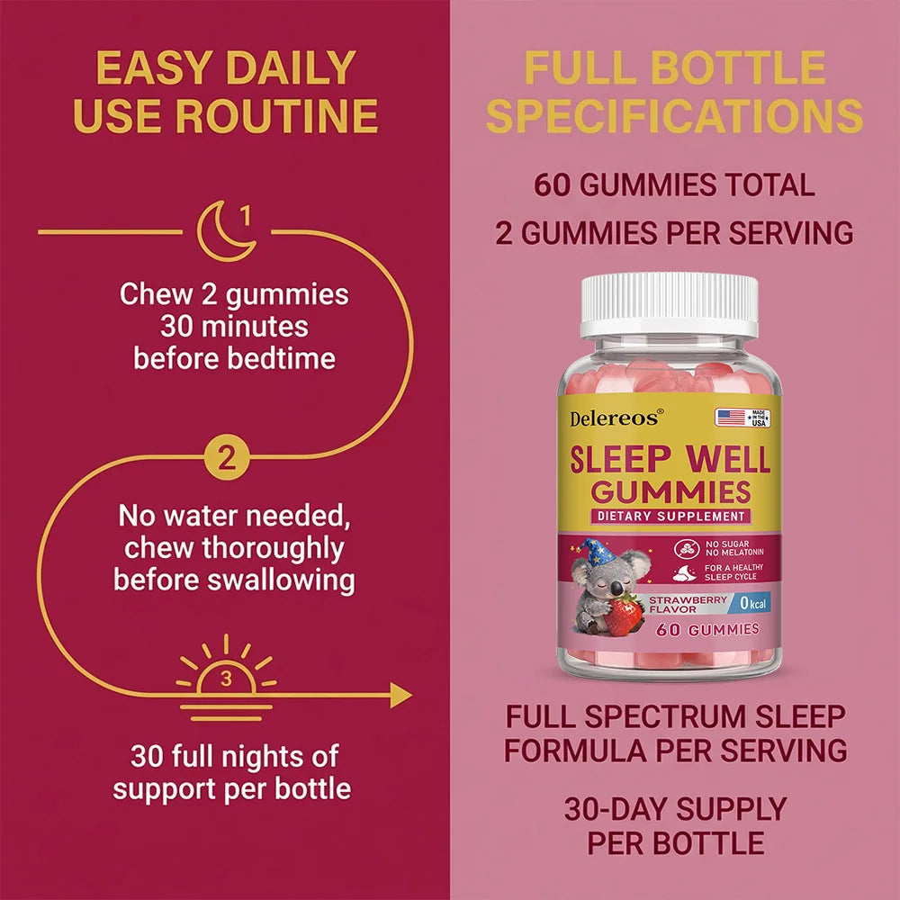 Sleep Support Gummies – Relaxation and Restful Nights