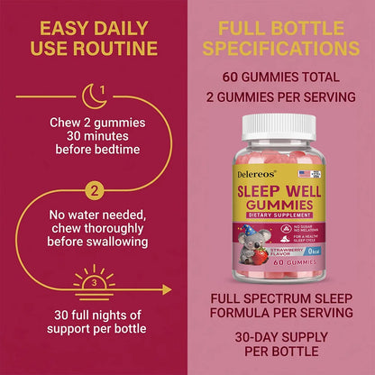 Sleep Support Gummies – Relaxation and Restful Nights